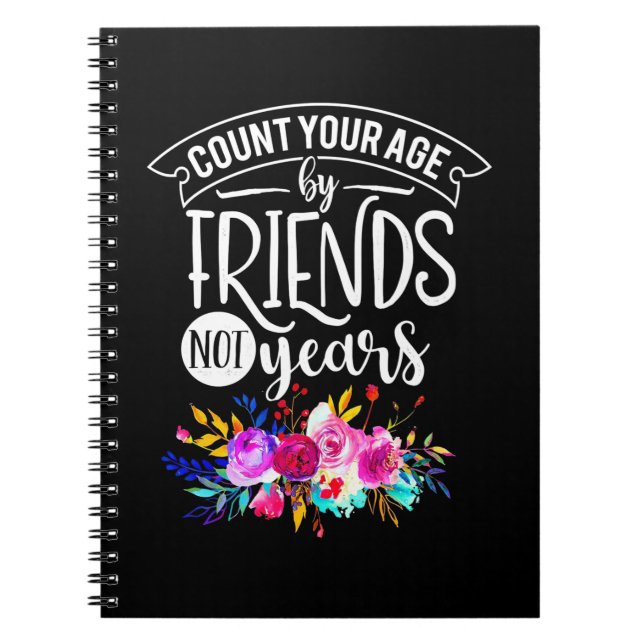 Carnet Comptez Votre Âge Par Amis (Devant)