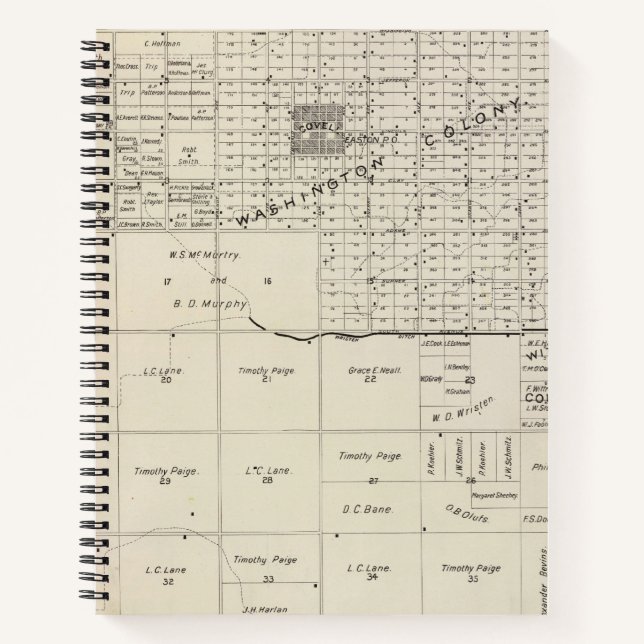 Carnet Comté de Fresno, Californie 6 2 (Devant)