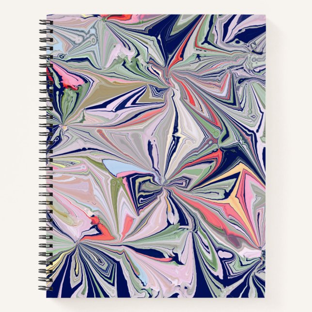Carnet Conception abstraite en marbre (Devant)