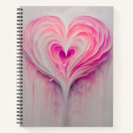 Carnet Conception cardiaque inspirante en Aquarelle douce