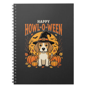 Carnet Conception de Beagle Halloween Howl-O-Ween Chien C