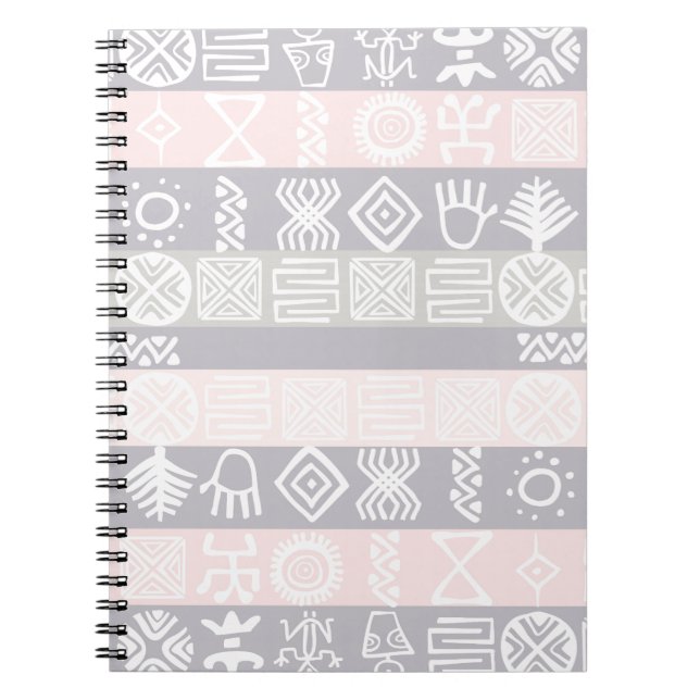 Carnet Conception de Boho Africain Ethnique (Devant)