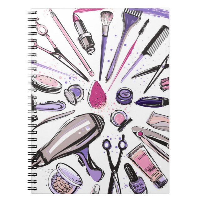 Carnet Conception de cercle de maquillage (Devant)