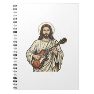Carnet Conception de chemise à gravure de guitariste sacr