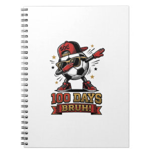 Carnet Conception de chemise de soccer Dabbing Bruh 100 j