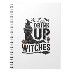 Carnet Conception de chemise Halloween sorcières buvez vi