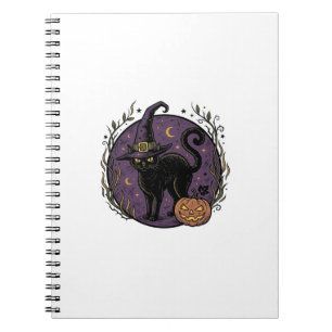 Carnet Conception de chemise vectorielle Halloween Chat S