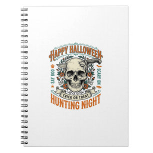 Carnet Conception de chemise vintage Halloween crâne Tric