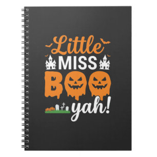 Carnet Conception de citrouille Halloween Little Miss Boo
