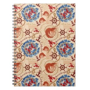 Carnet Conception de coeur Crustacé
