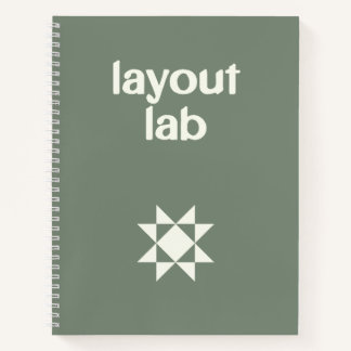 Carnet Conception de courtepointes et laboratoire d'agenc