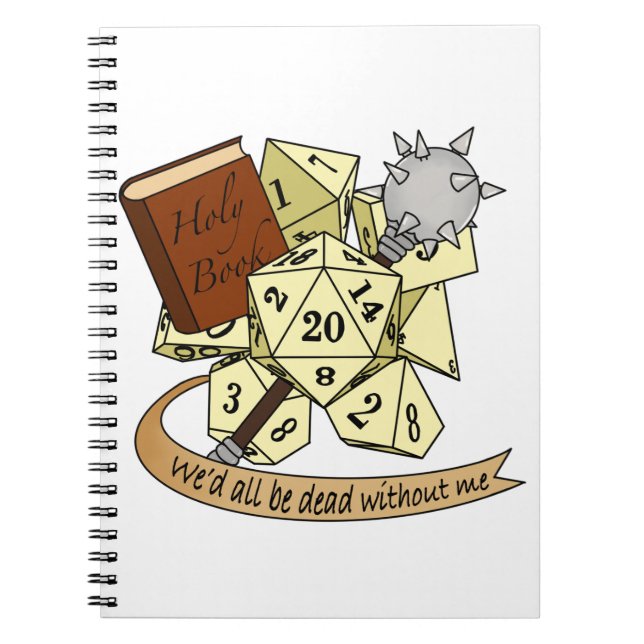 Carnet Conception de dés de classe (Devant)