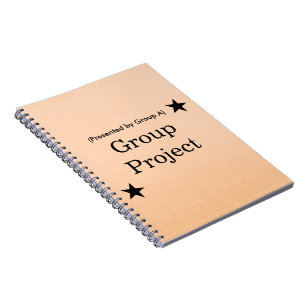Carnet Conception de dossier de projet de groupe personna