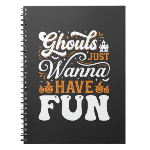 Carnet Conception de fantômes d'Halloween qui veulent jus