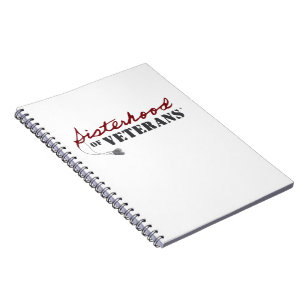 Carnet Conception de fierté militaire des sœurs de vétéra