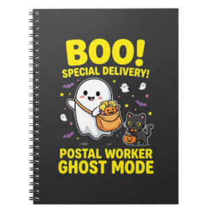 Carnet Conception de la fête d'Halloween en mode fantôme