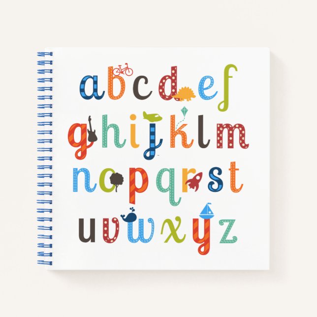 Carnet Conception de l'alphabet (Devant)