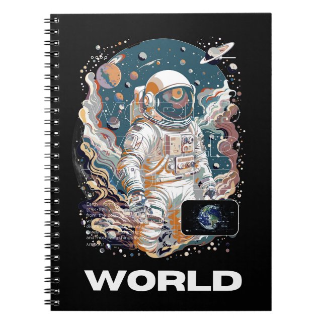 Carnet Conception de l'astronaute mondiale (Devant)