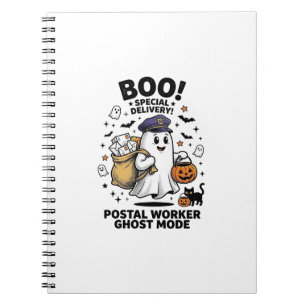 Carnet Conception de livraison d'Halloween en mode fantôm