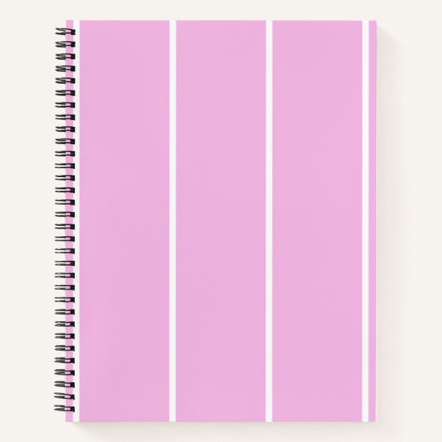 Carnet Conception de motif à rayures verticales de couleu (Devant)