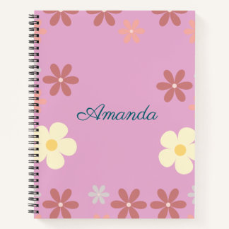 Carnet Conception de motifs floraux personnalisables