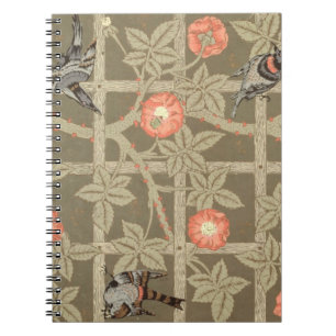Carnet Conception de papier peint de treillis avec un