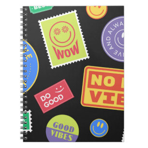 Carnet Conception de patchs cool tendance. Wi arrière - p