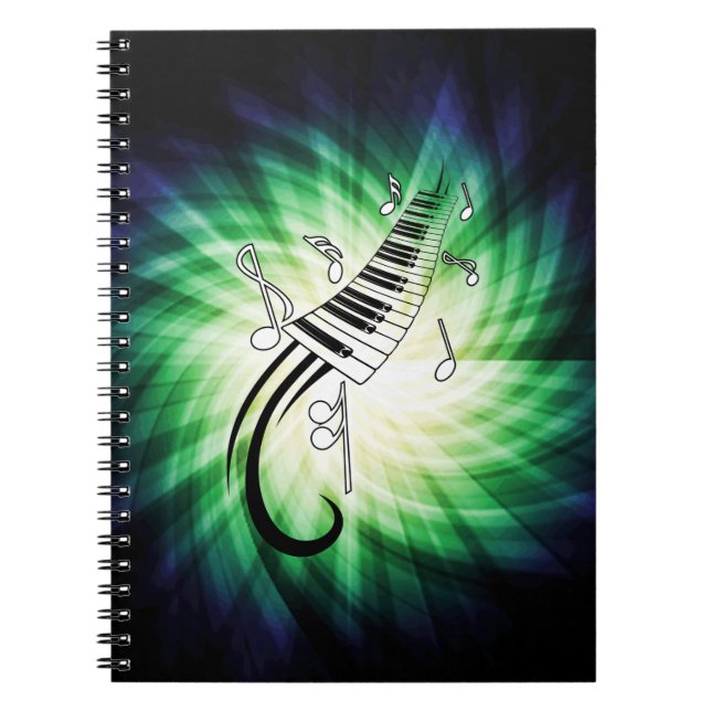 Carnet Conception de piano cool (Devant)