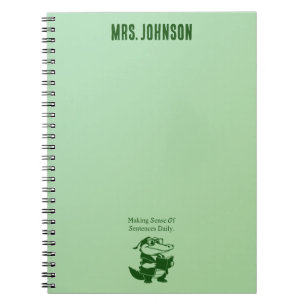 Carnet Conception de professeur d'anglais pour comprendre