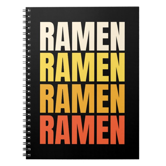 Carnet Conception de texte Ramen (Devant)