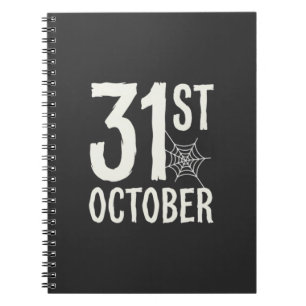 Carnet Conception de toile d'araignée Halloween du 31 oct