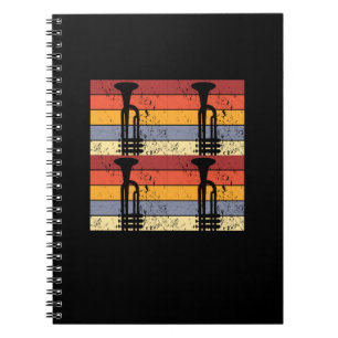Carnet Conception de trompette vintage
