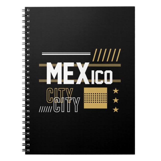 Carnet Conception de typographie graphique moderne de Mex (Devant)