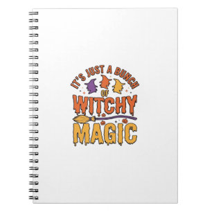 Carnet Conception de typographie Halloween magique ensorc