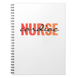 Carnet Conception de typographie pour infirmière cardiaqu