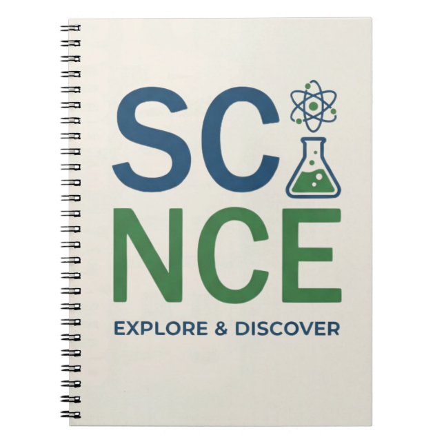 Carnet Conception de typographie pour professeur de scien (Devant)