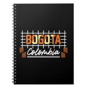 Carnet Conception de typographie rétro Bogota Colombie
