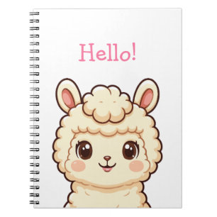 Carnet Conception d'illustration de lama mignon