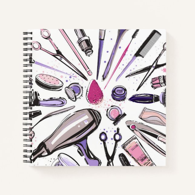 Carnet Conception du cercle de maquillage (Devant)