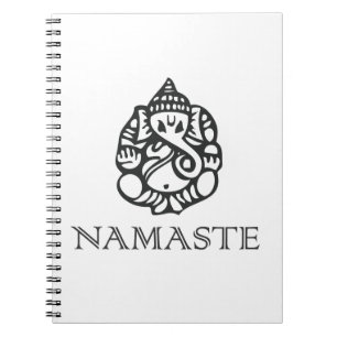 Carnet Conception fraîche B/W de Namaste Ganesh
