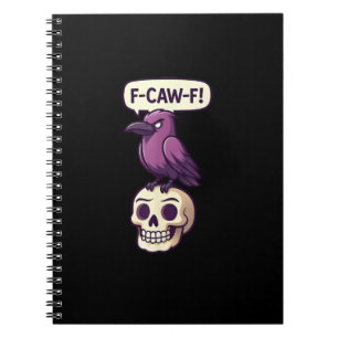 Carnet Conception graphique d'humour d'Halloween crâne de