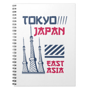 Carnet Conception Graphique Tour Urbaine Rétro Tokyo Japo