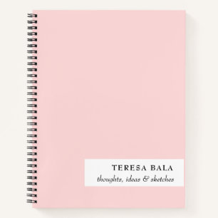 Carnet Conception minimaliste moderne rose gâteaux
