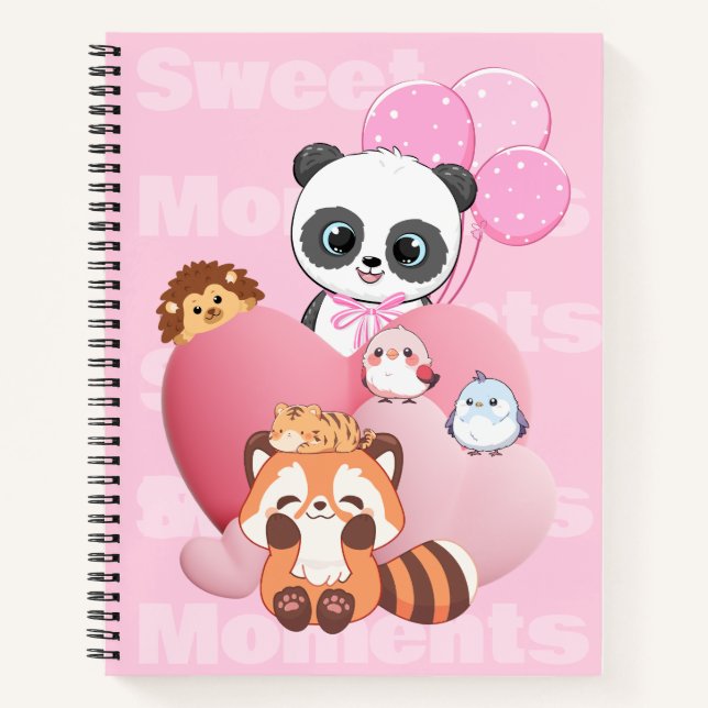 Carnet Conception Panda Adorable & Amis (Devant)