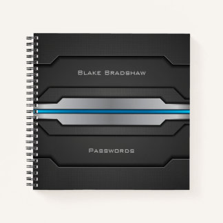 Carnet Conception technique avec Blue Glow et titres pers