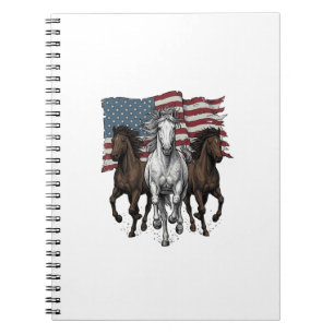 Carnet Conception vectorielle de chevaux de course patrio