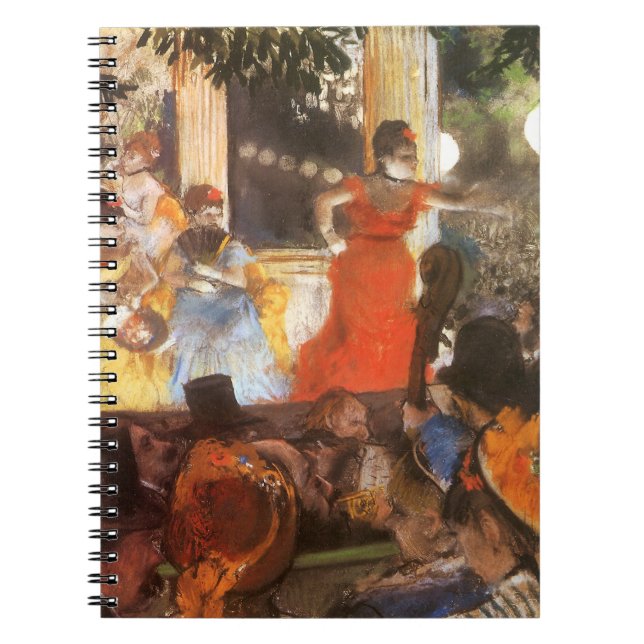 Carnet Concert Café aux Ambassadeurs par Edgar Degas (Devant)