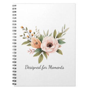 Carnet Conçu pour les Moments – Aquarelle botanique neutr
