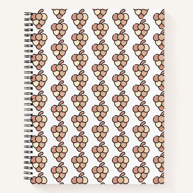 Carnet cône de pin (Devant)