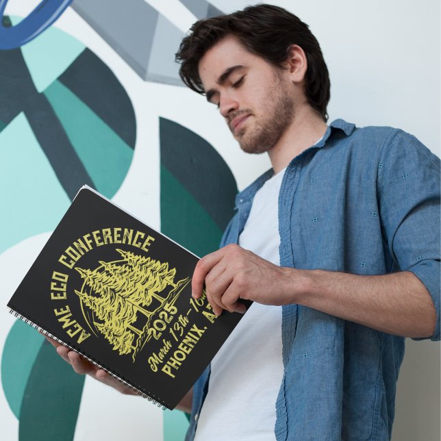 Carnet Conférence écologique de style vintage (Créateur téléchargé)